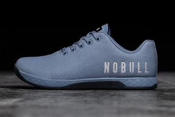 Men's Nobull Steel Blue Trainers Blue | SG A2223H